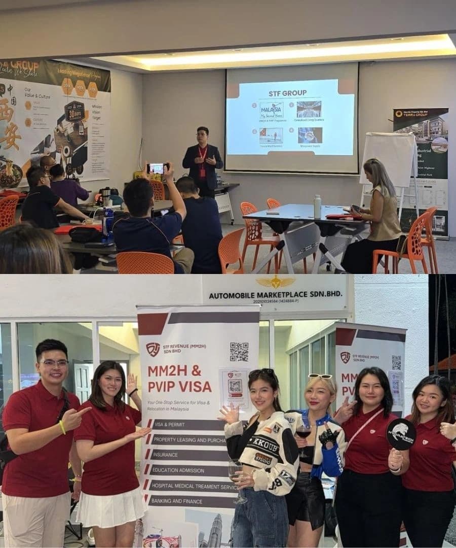 MalaysiaVisaExpert.com team at a visa and residency event, photo 1